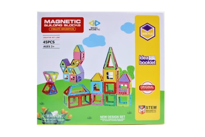 BLOQUES MAGNETICO 45PCS.